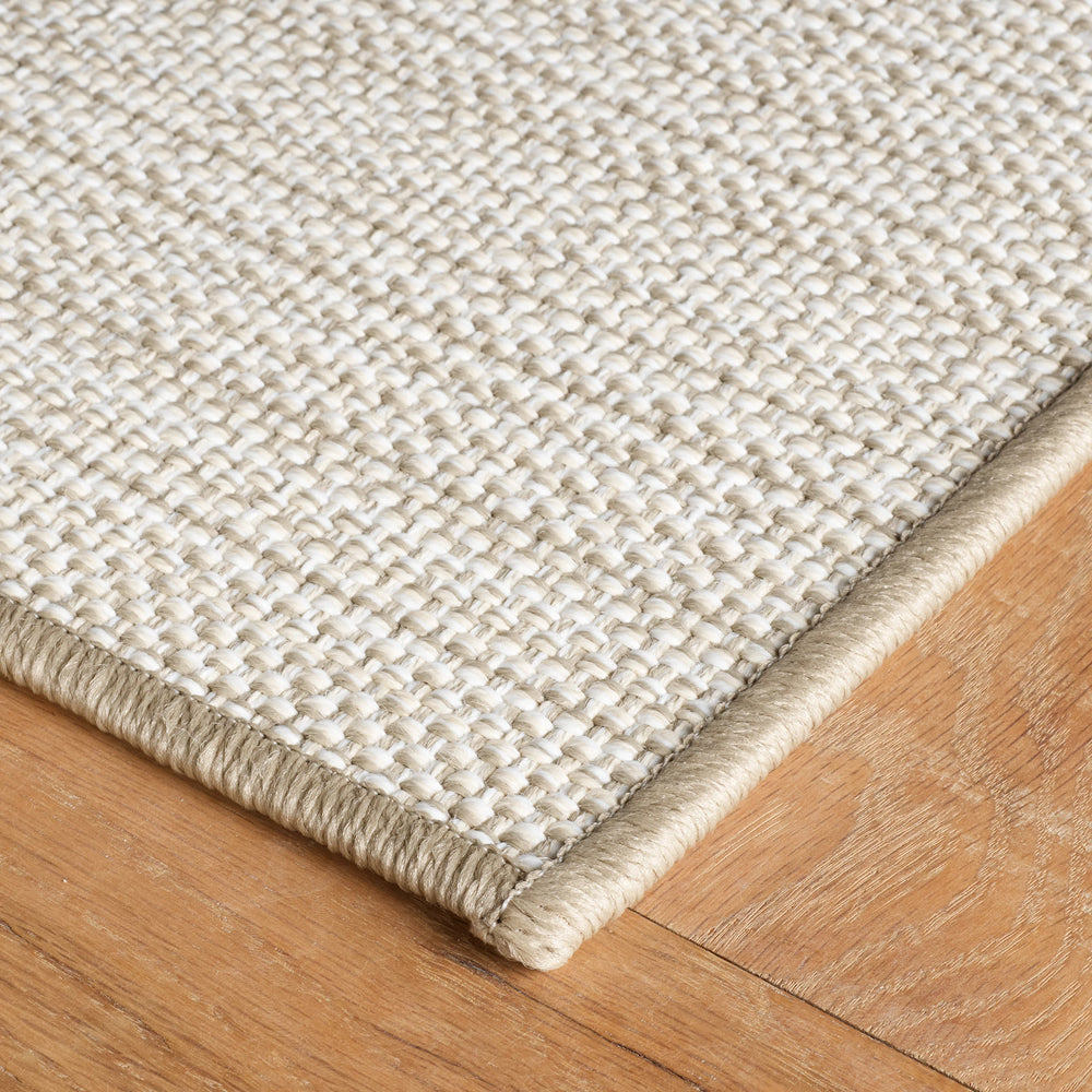 Lakeside Woven Indoor/Outdoor Custom Rug | Khaki