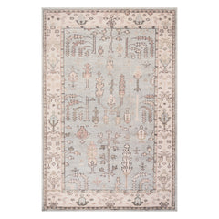 Athens Washable Rug | Light Blue