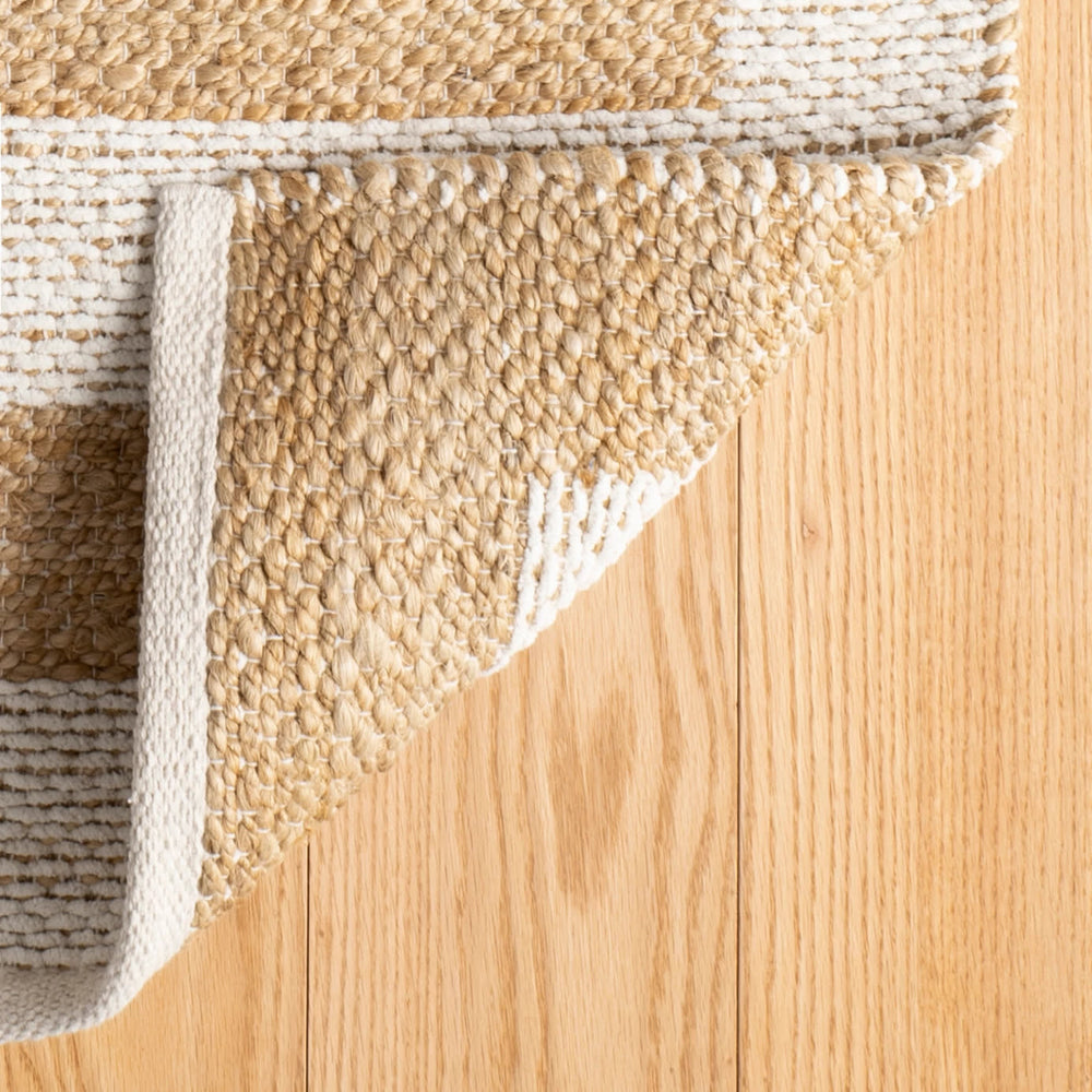 Milo Handwoven Jute/Cotton Rug | Ivory