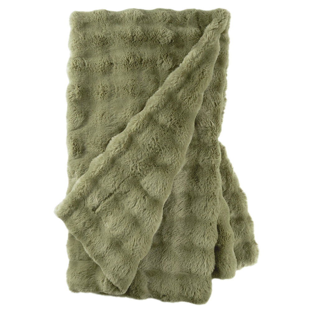 Fab Faux Throw | Olive