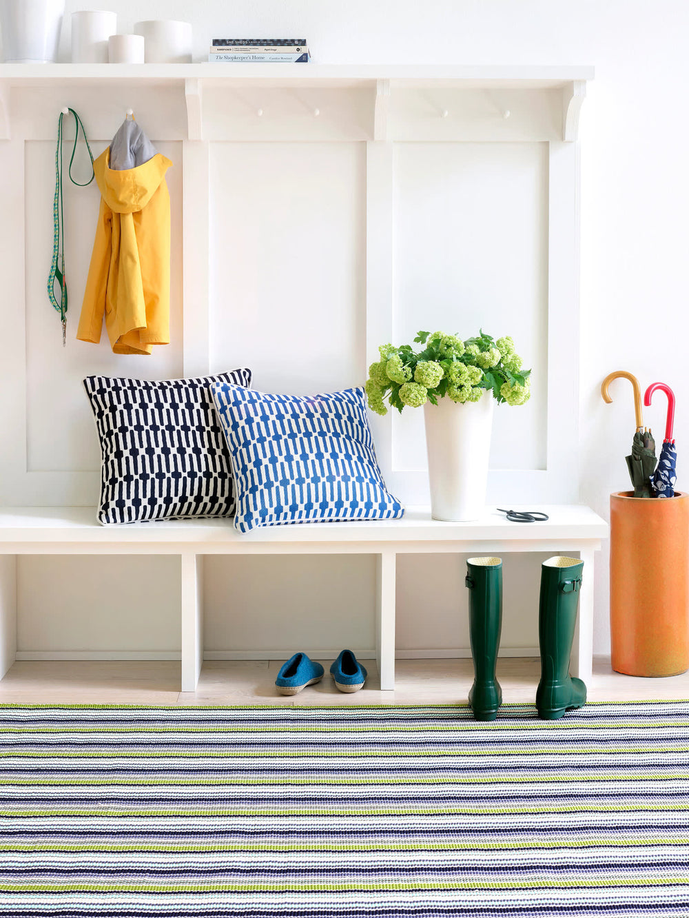 Pond Stripe Handwoven Indoor/Outdoor Rug | Multi