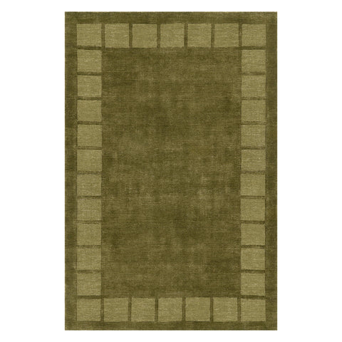 Lira High-Low Wool-Blend Rug | Verdant Green