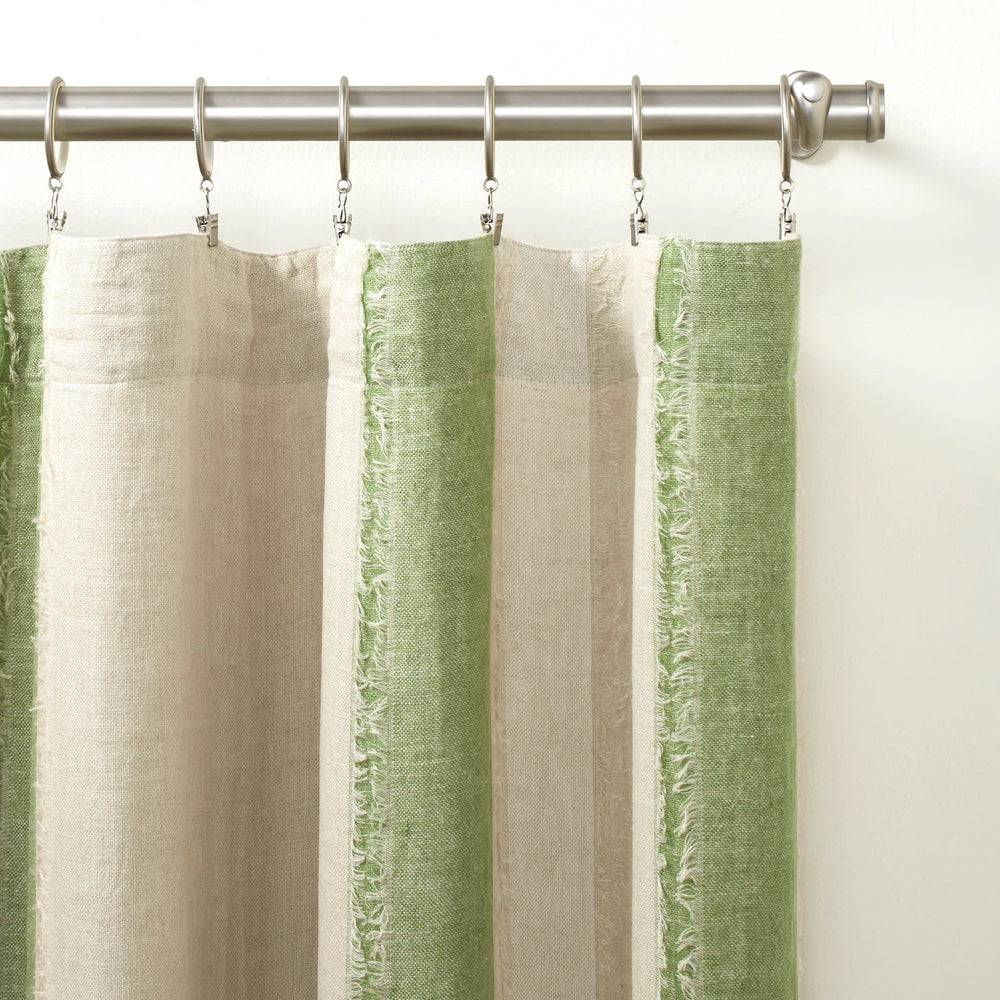 Moon Hills Linen Curtain Panel | Olive