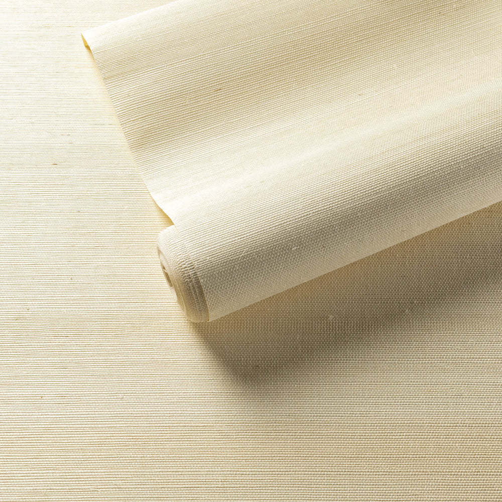 Samoa Grasscloth Wallpaper | Cream