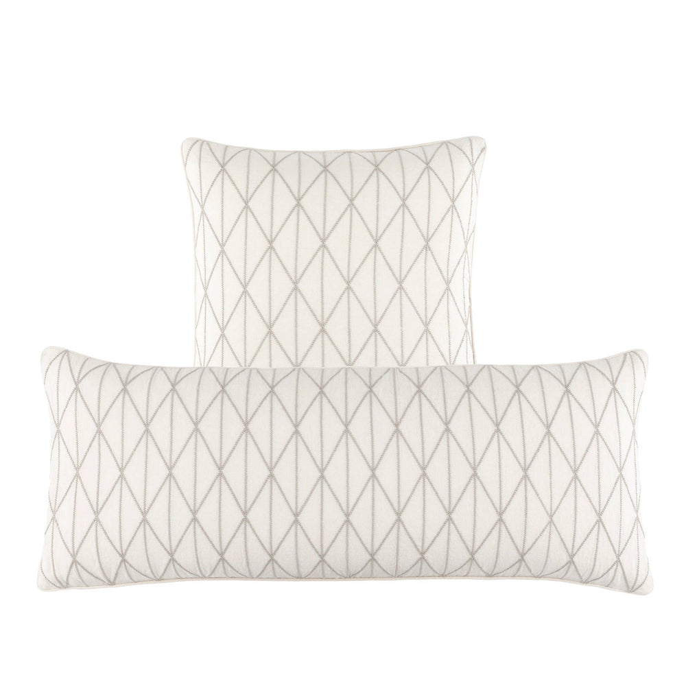 Adger Embroidered Decorative Pillow Cover | Plaster