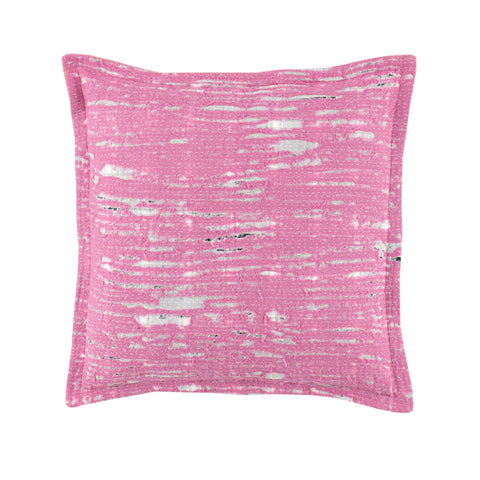 Mabel Distressed Pink Decorative Pillow Cover