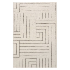 Zeno Hand Tufted Wool Rug | Ivory