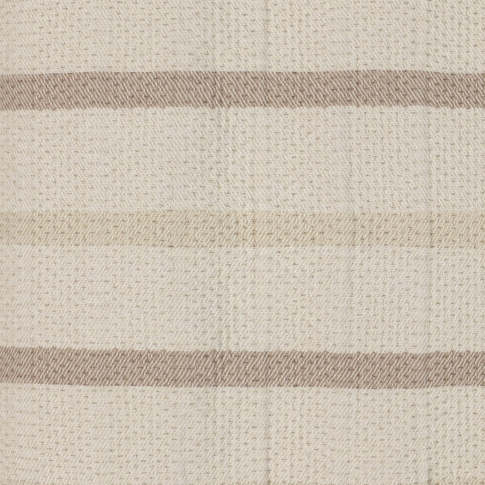Lowen Stripe Blanket Swatch | Natural