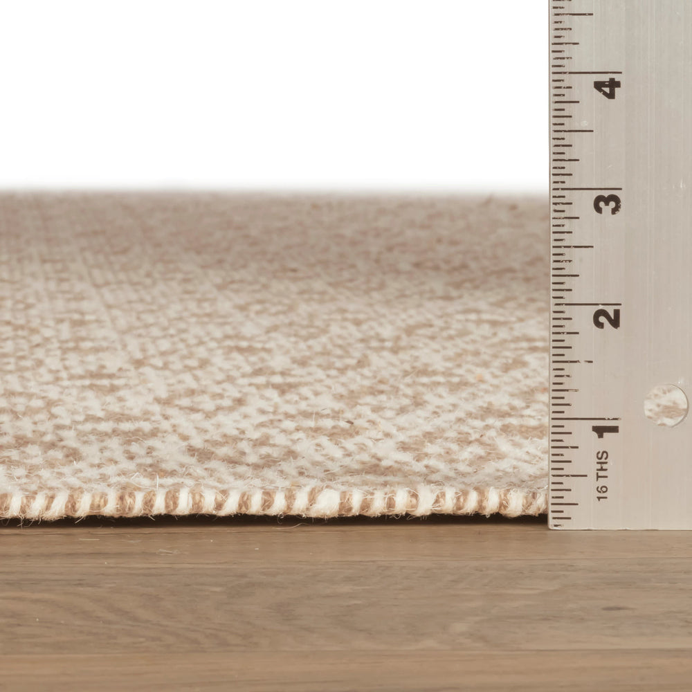Bare Handwoven Cotton Rug | Natural