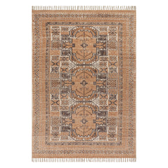 Ardin Vintage Handmade Cotton Rug | Brown