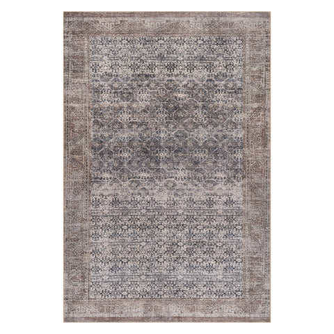 Lorelei Vintage Washable Rug | Brown