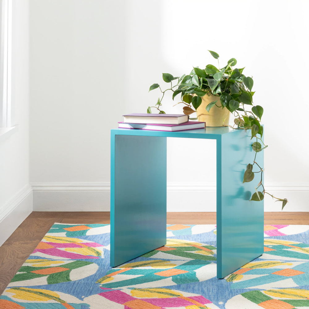 Lily Pad Hand Micro Hooked Wool Rug | Spring