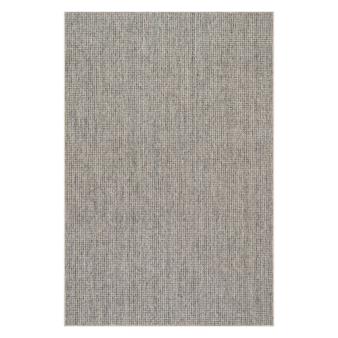 Yadira Geometric Woven Wool Custom Rug | Black