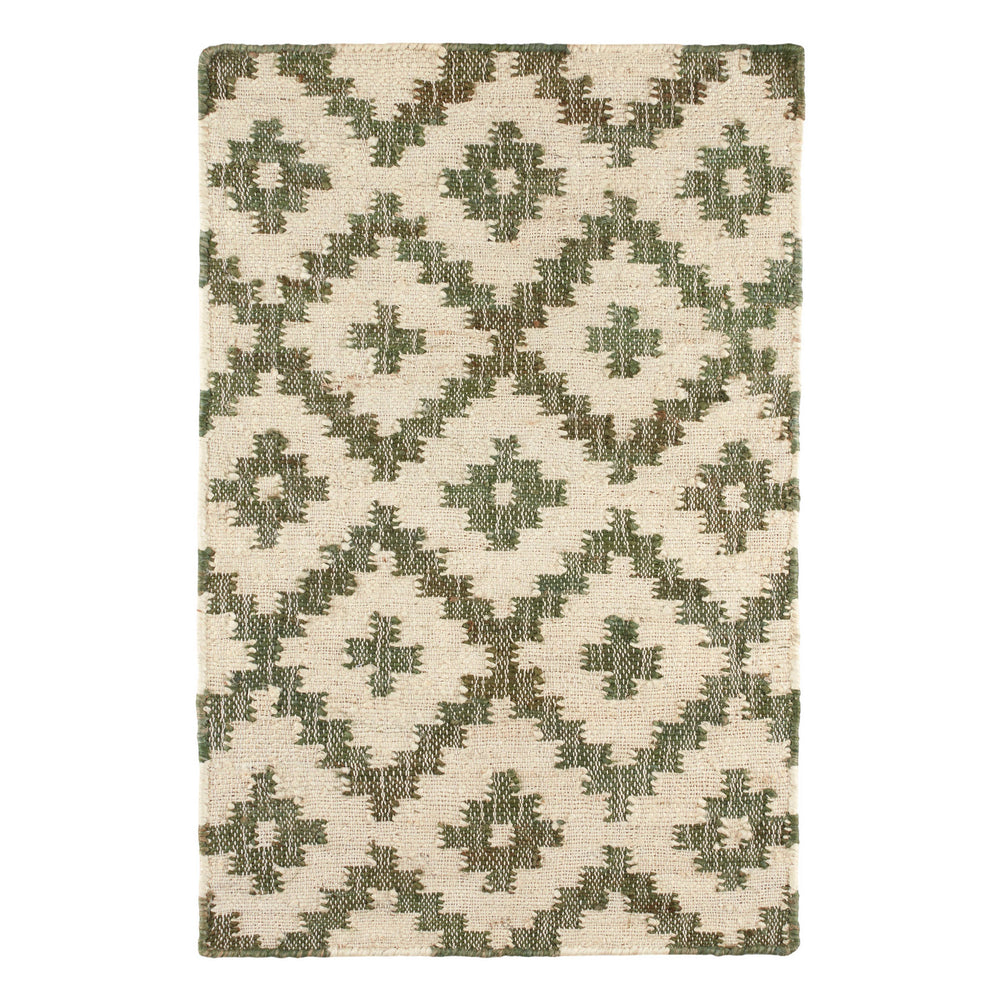 Hilda Handwoven Jute Rug | Evergreen