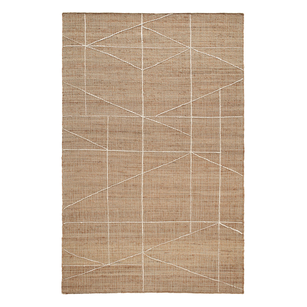 Judson Handwoven Jute Rug | Natural/Ivory