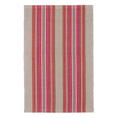 Road Runner Handwoven Indoor/Outdoor Rug | Pink