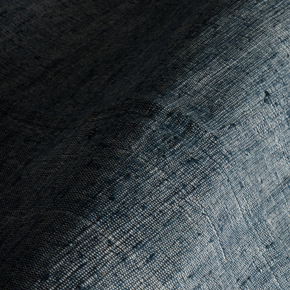 Lioro Plaid Handmade Cotton Rug | Charcoal