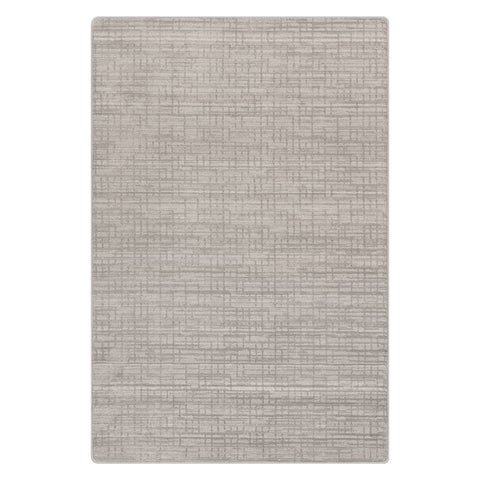 Caracara Crosshatch Custom Rug | Grey Beige
