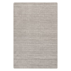 Caracara Crosshatch Custom Rug | Grey Beige