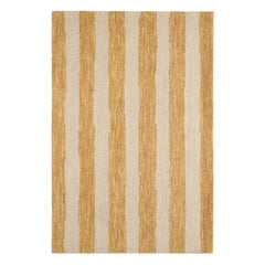 Silas Stripe Hand Micro Hooked Wool Rug | Gold