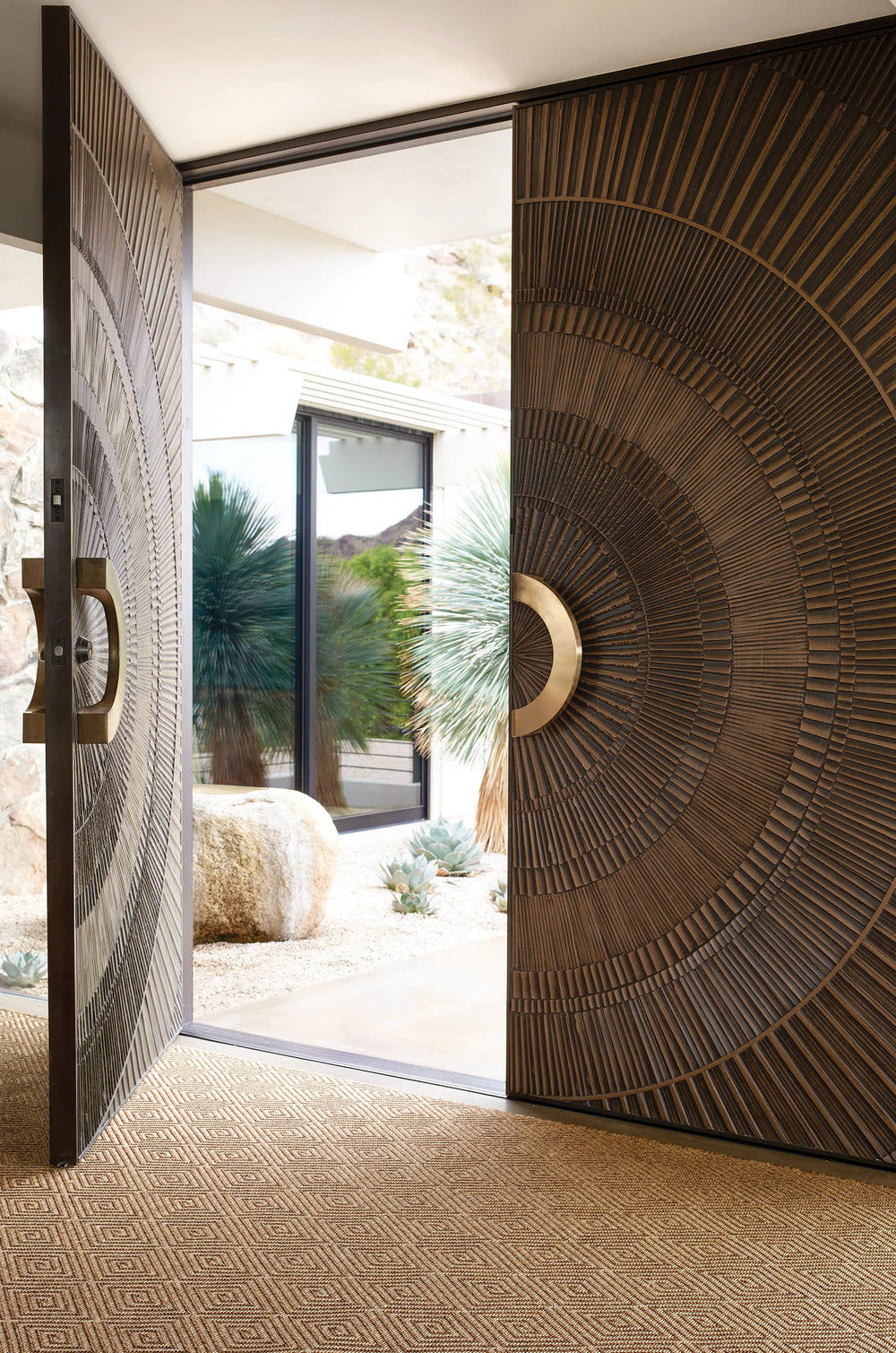 Cress Indoor/Outdoor Custom Rug | Bark