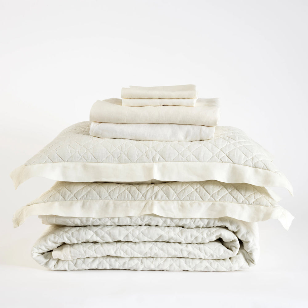 Lush Linen Ivory Core Bedding Bundle | None