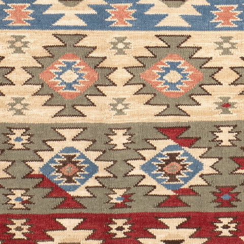 Balsam Kilim Handwoven Wool Rug Swatch | Multi