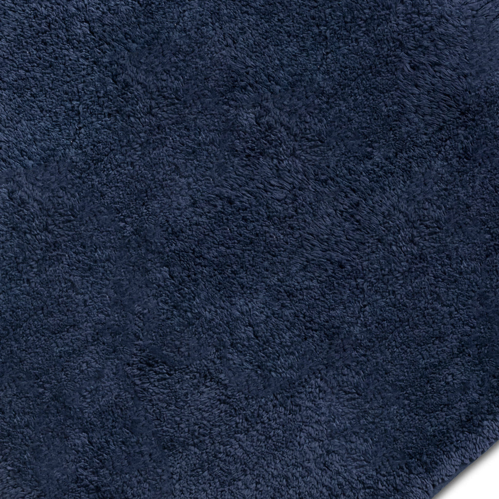Reversible Solid Bath Rug | Navy