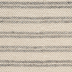 Venit Modern Striped Farmhouse Rug Swatch | Beige