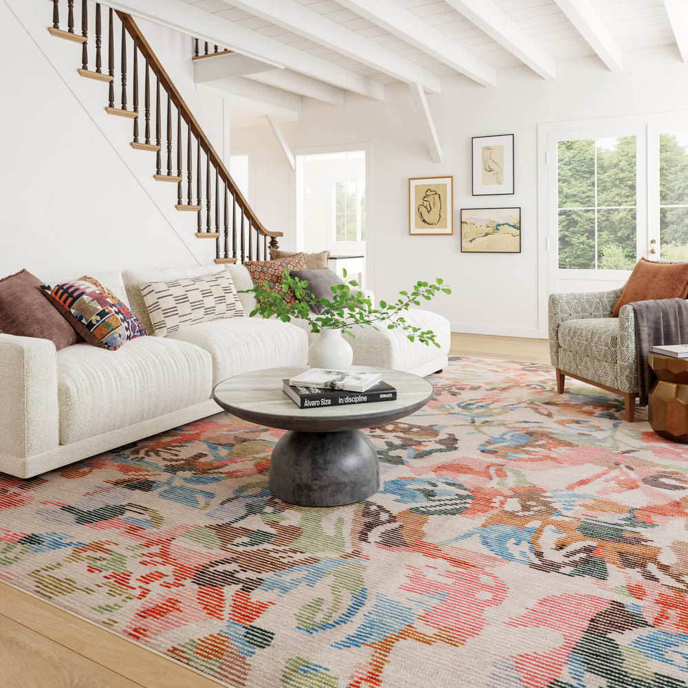 Bloom Machine Washable Rug | Multi