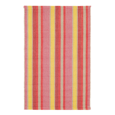 Always Greener Handwoven Indoor/Outdoor Rug | Red/Yellow