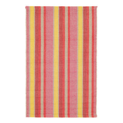 Always Greener Handwoven Indoor/Outdoor Rug | Red/Yellow