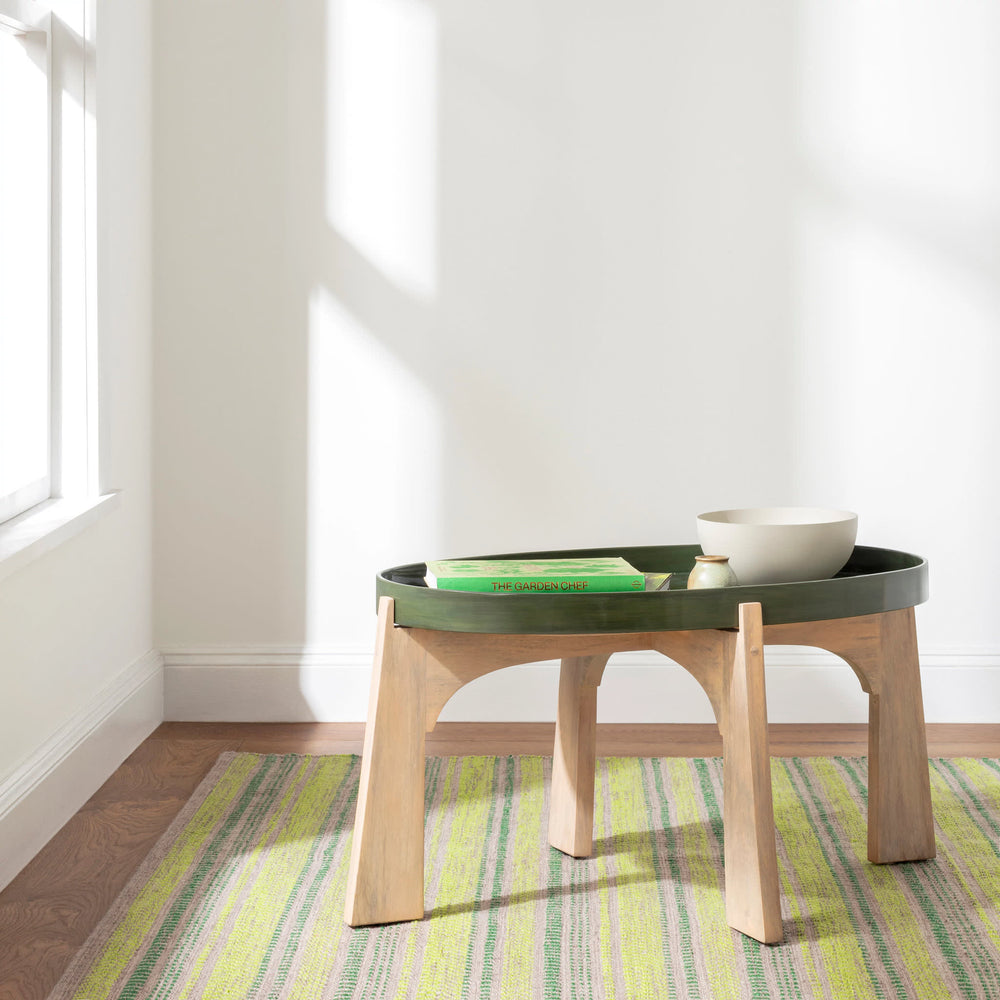 Sooner Than Later Handwoven Indoor/Outdoor Rug | Green