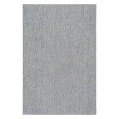 Yadira Geometric Woven Wool Custom Rug | Blue