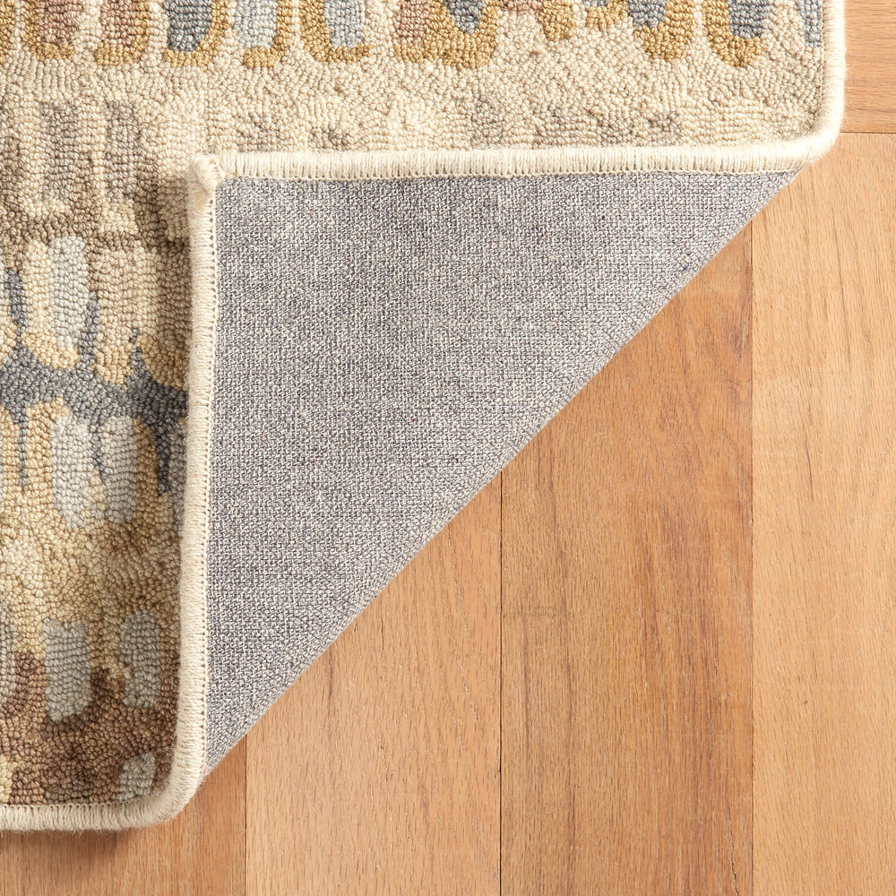 Paint Chip Hand Micro Hooked Wool Custom Rug | Natural