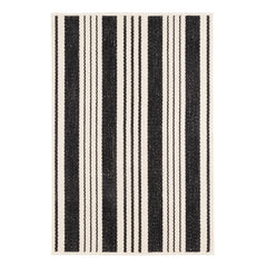 Birmingham Handwoven Indoor/Outdoor Custom Rug | Black