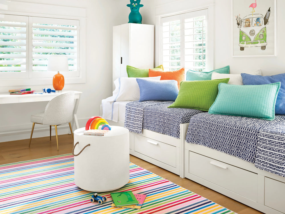 Bubble Matelasse Sham | French Blue