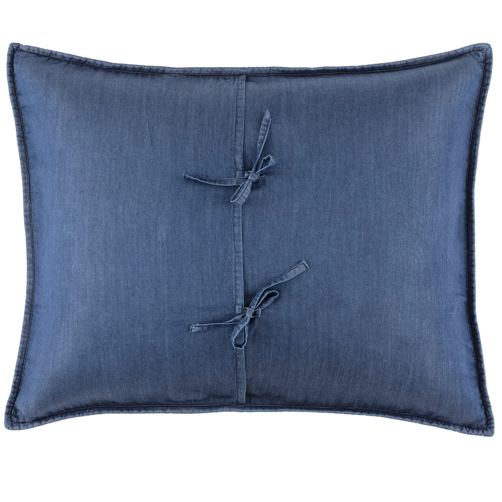 Atlas Quilted Sham | Denim