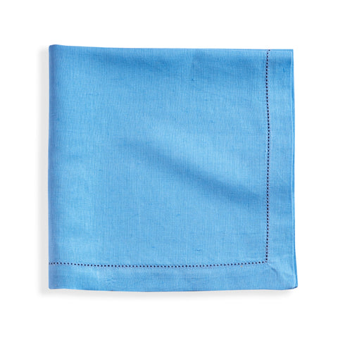 Haven Hemstich Napkin Set of 4 | French Blue