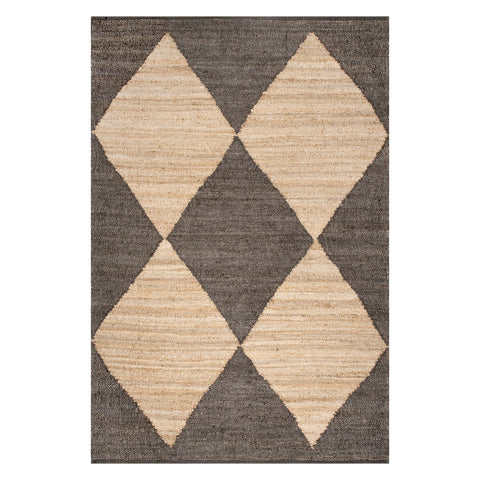 Tova Handwoven Jute Rug | Black