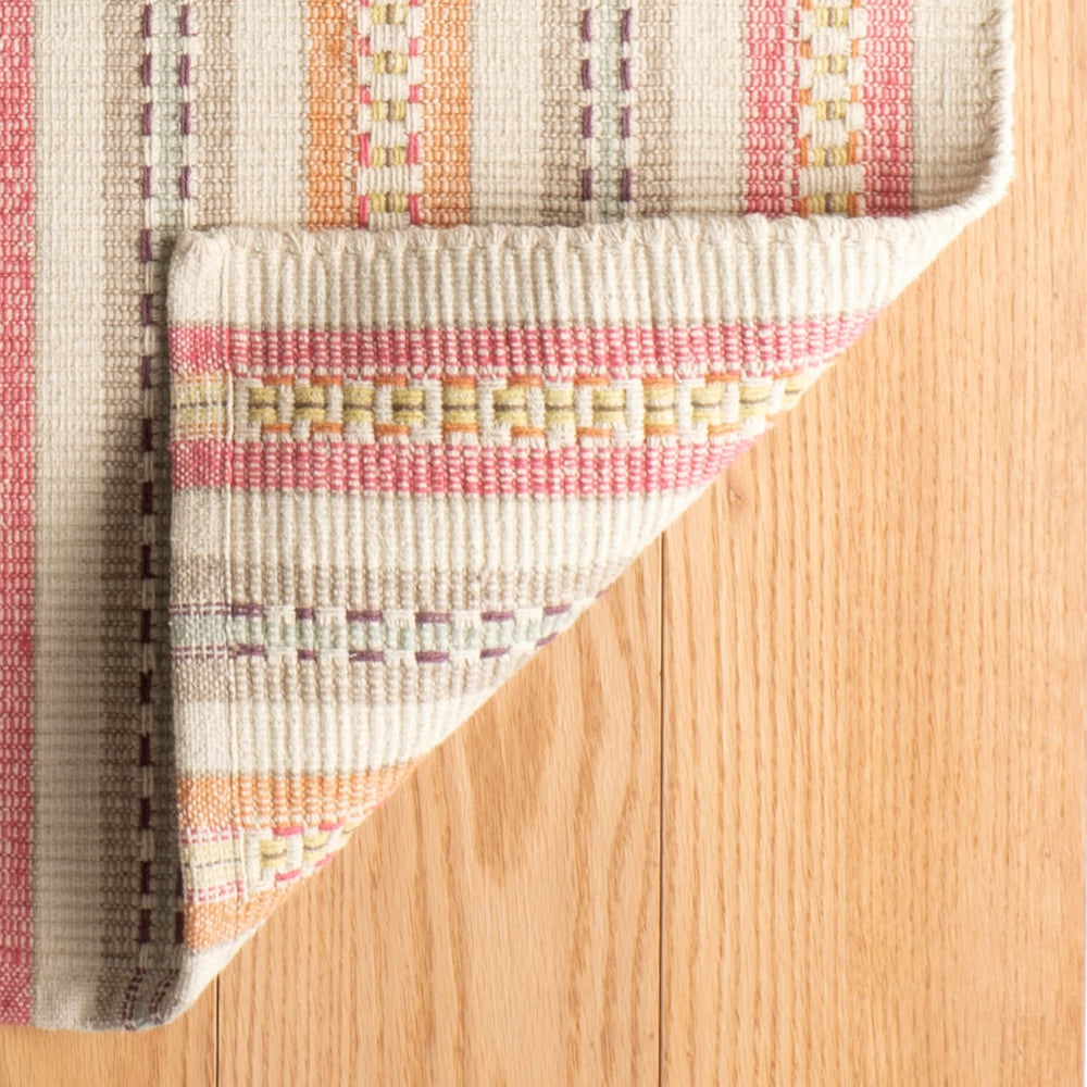 Long Slade Handwoven Cotton Rug | Spice