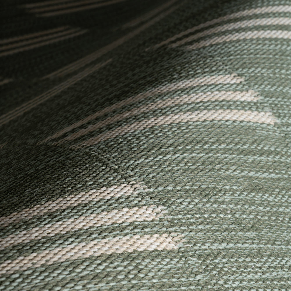 Ondine Coastal Indoor/Outdoor Custom Rug | Green