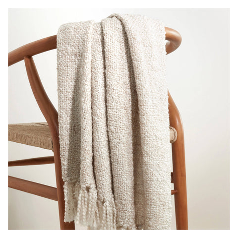 Boucle Throw | Natural