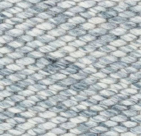 Loggia Handwoven Wool Rug Swatch | Sky