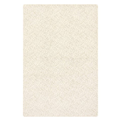Avocet Distressed Chevron Custom Rug | Light Beige