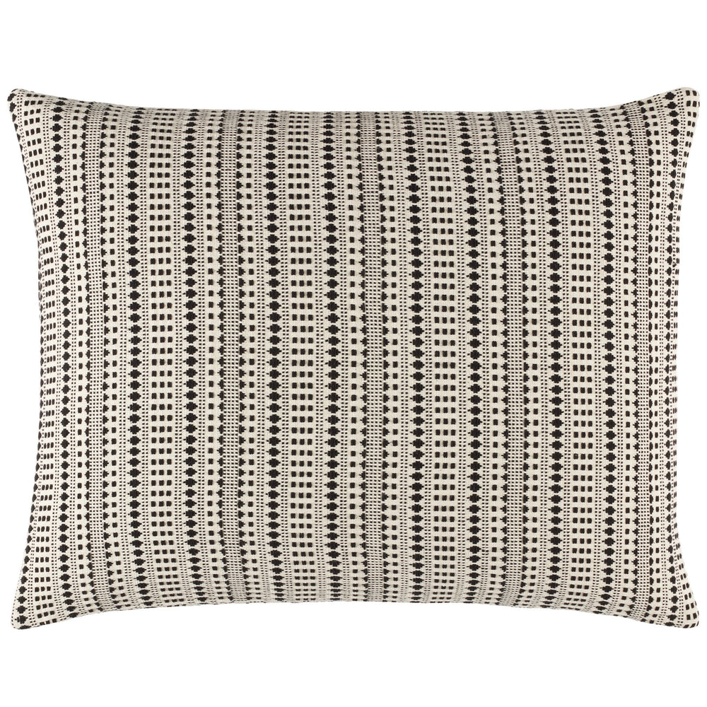 Fira Jacquard Coverlet Sham | Black