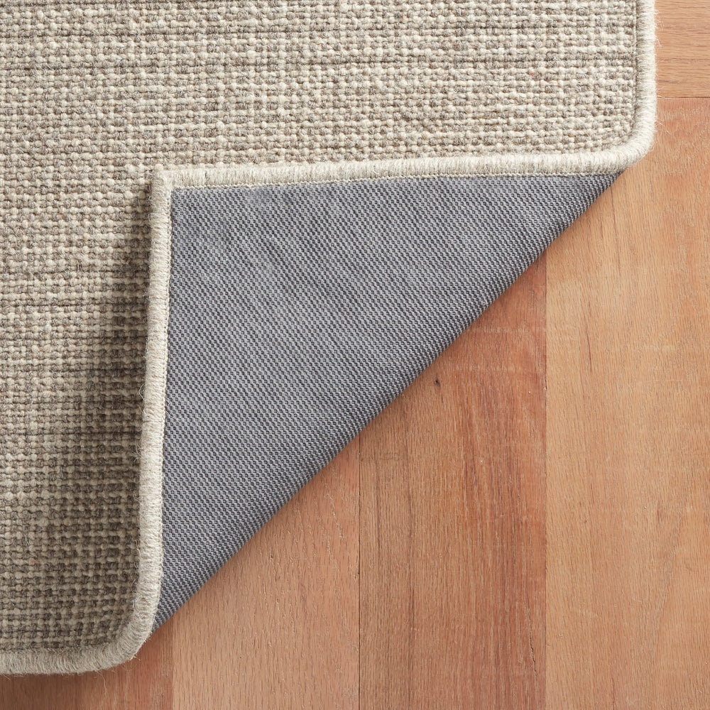 Checkers Woven Wool Custom Rug | Grey