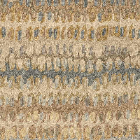 Paint Chip Hand Micro Hooked Wool Rug Swatch | Natural