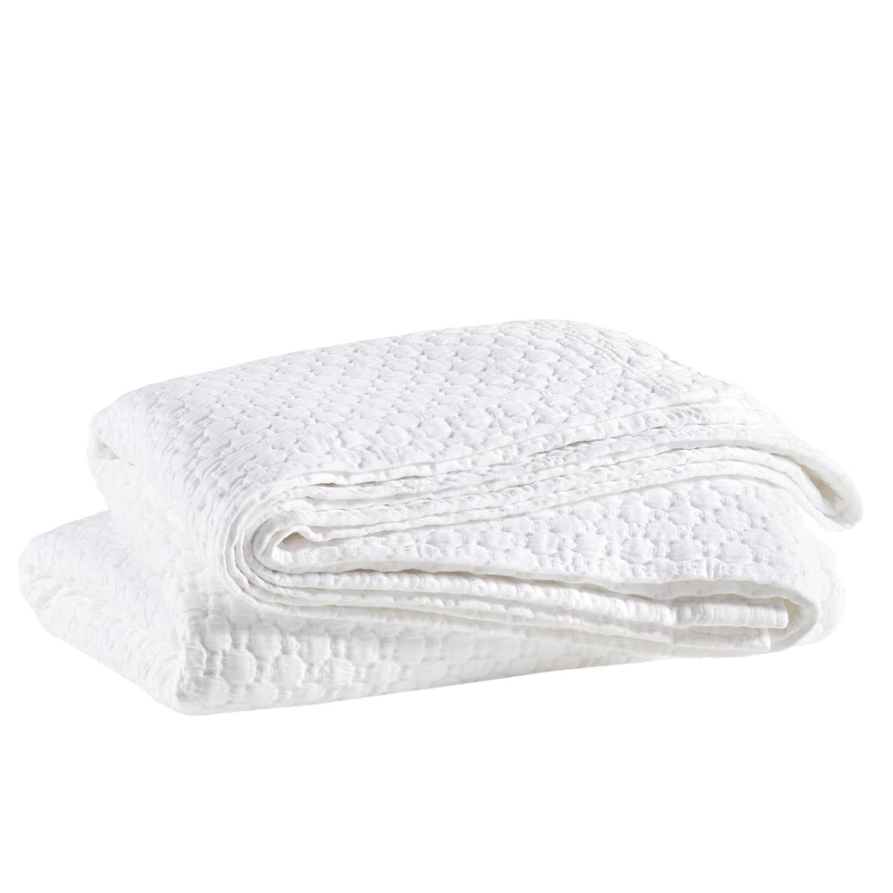 Lodi Matelasse Coverlet | White