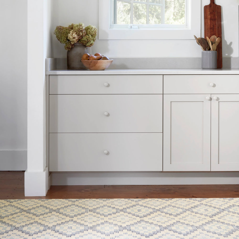 Diamond Cove Hand Tufted Wool Rug | Blue